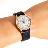 vintage heuer ww, wrist shot close up