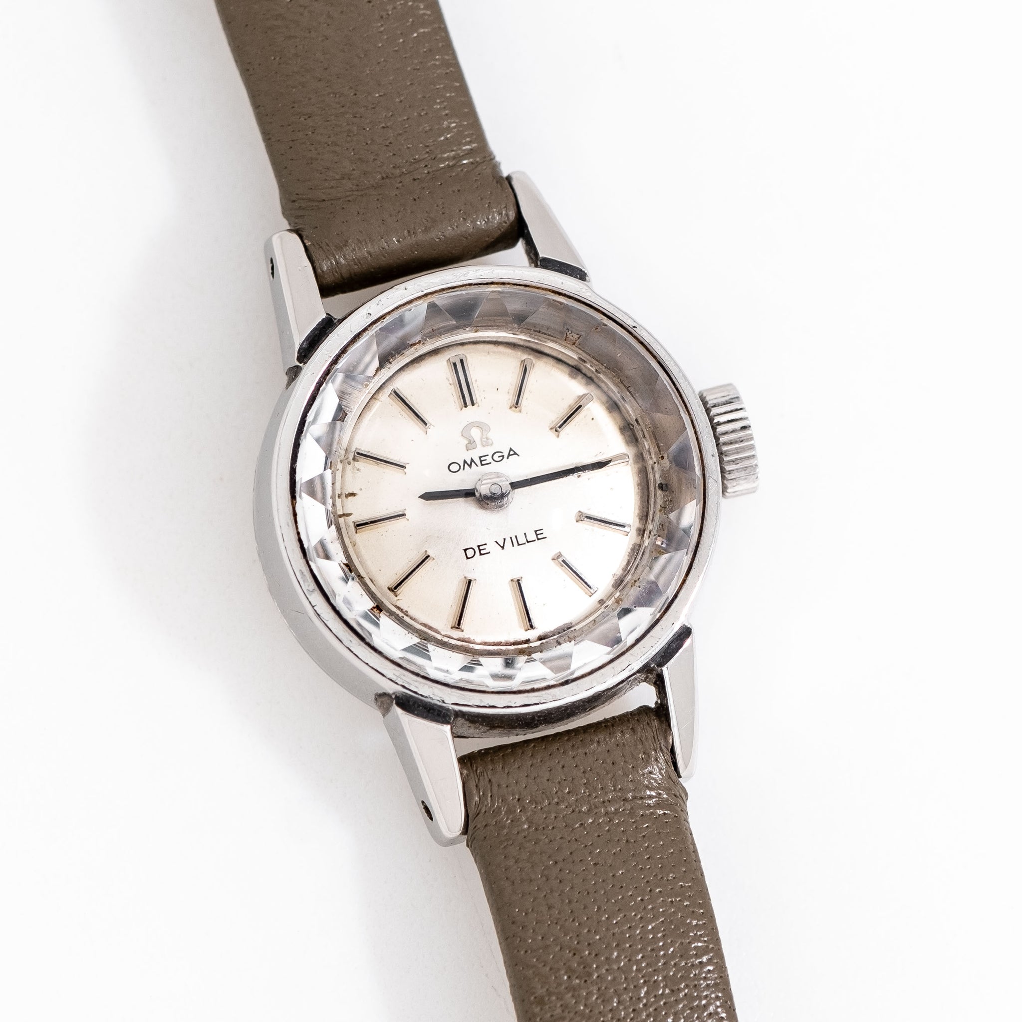 1969 Vintage Ladies Omega DeVille Ref. 511.166 14k White 