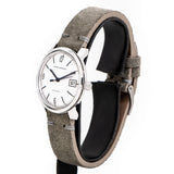 vintage girard perregaux ww gyromatic, side view with crown