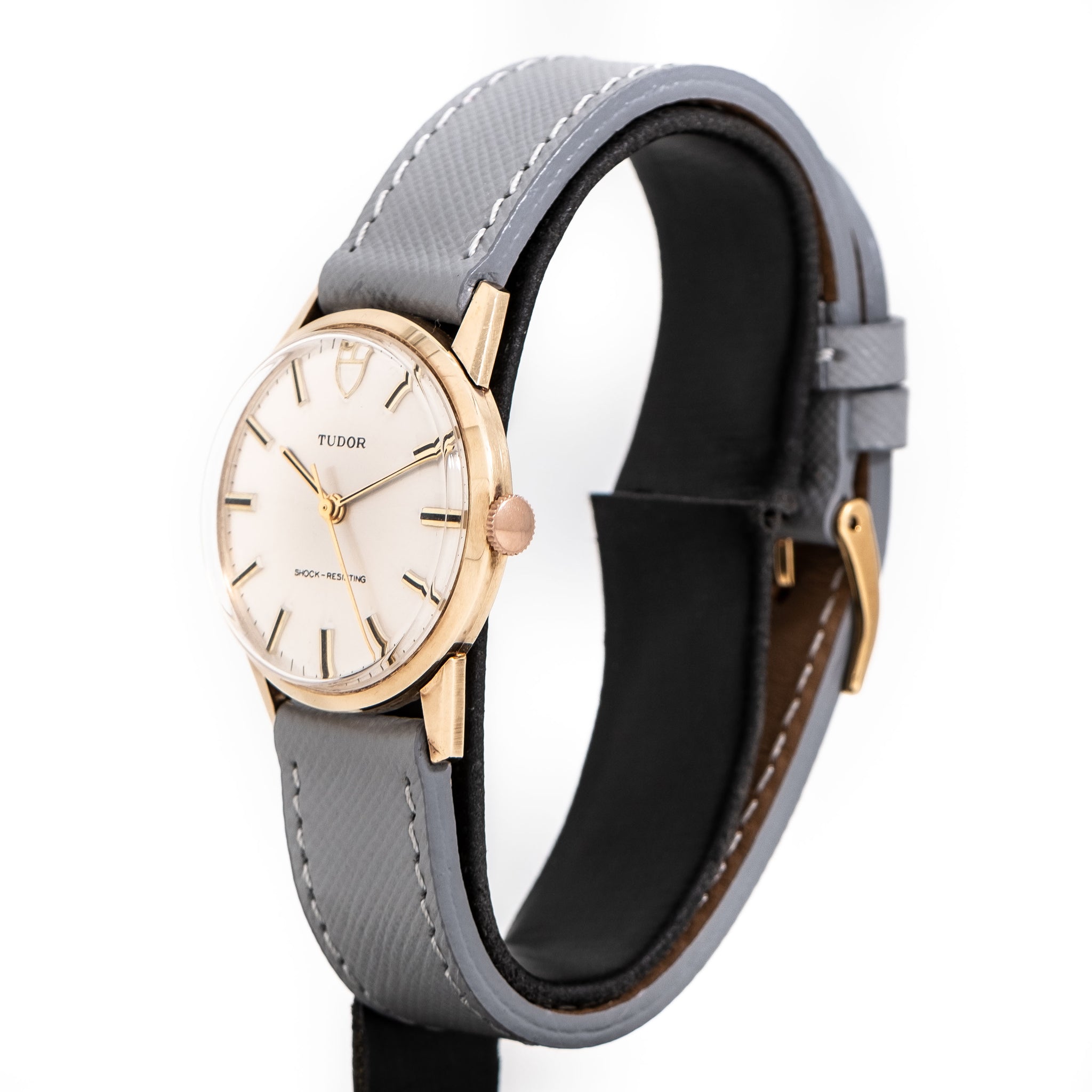 Codner,Coobms and Dobbie 50s-60s推測 1960's Vintage Tudor Ref. 340 9k Yellow Gold Watch (# 15720