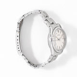 vintage rolex mid-size ww, side view with case