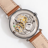 vintage jlc linen ww, movement shot