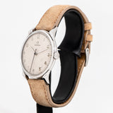 vintage omega jumbo ww, crown view