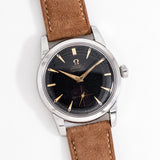 1953 Vintage Omega Seamaster "Waffle" Textured Dial Ref. 2766-1 Stainless Steel Watch (# 14950)