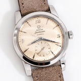 vintage omega seamaster ww, on its back