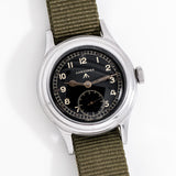 1945 Vintage Longines Ref. 23088 "Greenlander" WWII Era RAF British Military Stainless Steel Watch (# 14961)