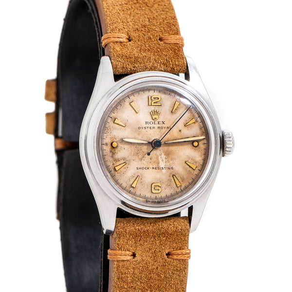 ロレックスROLEX 空箱　69.00.4 ヴィンテージ 1952 Vintage Rolex Oyster Royal Ref. 6044 Stainless Steel Watch