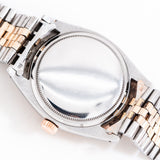 vintage rolex datejust ww, case back