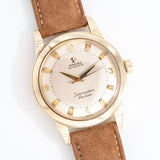 1954 Vintage Omega Seamaster De Luxe RARE Ref. 15427 Solid 14k Yellow Gold Watch (# 14969)