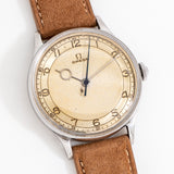 vintage omega ww ss, on its back