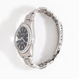 vintage rolex datejust matte black, case shot