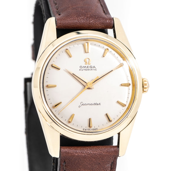 1961 Vintage Omega Seamaster Ref. 14700 4 SC in 14k Yellow Gold Shell over Stainless Steel (# 14971)