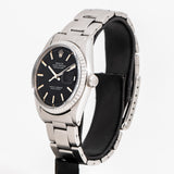 vintage rolex datejust matte black, crown shot
