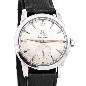 1950 Vintage Omega Seamaster Bumper Automatic Ref. C 2576-2 Stainless Steel Watch (# 14974)