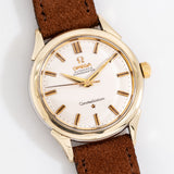 vintage omega constellation gold shell ww, on its back