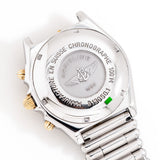 breitling two tone ww, case back