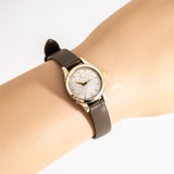 vintage omega ladies ww, wrist shot close up