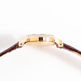 1950 vintage omega ladies ww, side view with case