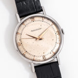 vintage jlc ww, on its back