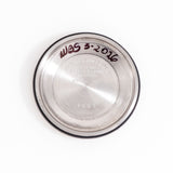 vintage rolex datejust matte black ww, interior case back