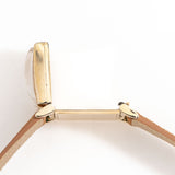 vintage bulova locket ww, side view with locket portion opened