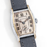 vintage bulova ww, on its back