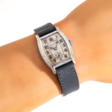 vintage bulova ww, wrist shot close up