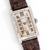 vintage tavannes ww, on its back