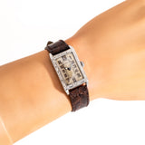 vintage tavannes ww, wrist shot close up