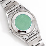 rolex airking ww 1996, case back with sticker