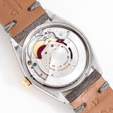 vintage rolex op two tone ww, movement shot