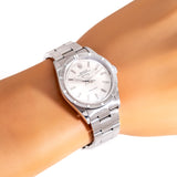 rolex airking ww 1996, wrist shot close up