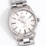 vintage rolex air-king ww, on its back