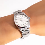 vintage rolex air-king ww, wrist shot close up