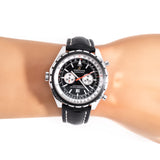 2007 Breitling Chrono-Matic Ref. A41360 Two-Register Chronograph Stainless Steel Watch (# 14626)