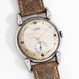 gubelin stainless steel ww, on its back