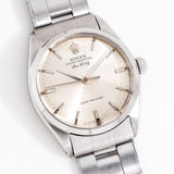 vintage rolex air king ww, on its back