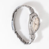 vintage rolex air king ww, side view of case