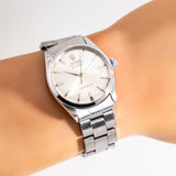 vintage rolex air king ww, wrist shot close up