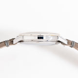 vintage omega geneve ss watch, side view of case