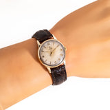 vintage tudor ww, wrist shot close up