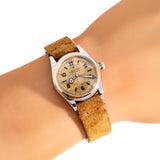 vintage rolex oyster royal ww, wrist shot close up