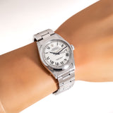 vintage rolex datejust buckley ww, wrist shot close up