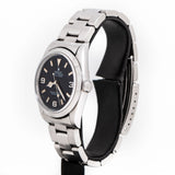 rolex explorer t series ww, crown shot