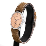 vintage longines salmon ww, crown shot
