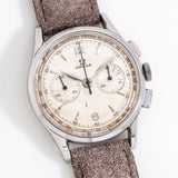 vintage omega chronograph ss, on its back