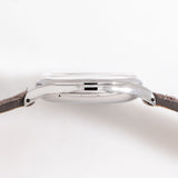vintage omega chronograph ss, side of the case