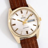 vintage omega seamaster day date ww, on its back