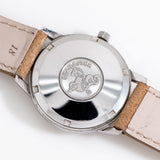 omega seamaster date ss ww, case back