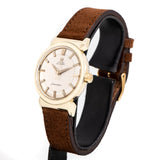 vintage omega seamaster ww, side of the case with crown shot